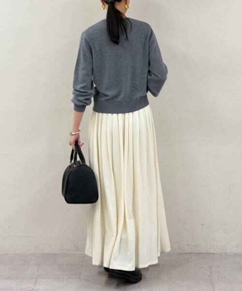 LOUNGEDRESS（ラウンジドレス）の「ウールカシミヤニットカーデ（ニット/セーター・レディース・グレー/ブルー/ブラウン/ピンク・FREE）」の15枚目の写真