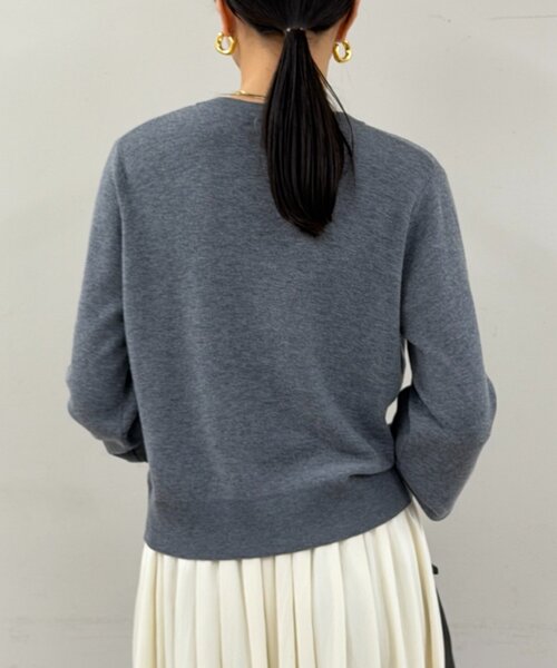 LOUNGEDRESS（ラウンジドレス）の「ウールカシミヤニットカーデ（ニット/セーター・レディース・グレー/ブルー/ブラウン/ピンク・FREE）」の18枚目の写真