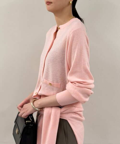 LOUNGEDRESS（ラウンジドレス）の「ウールカシミヤニットカーデ（ニット/セーター・レディース・グレー/ブルー/ブラウン/ピンク・FREE）」の11枚目の写真