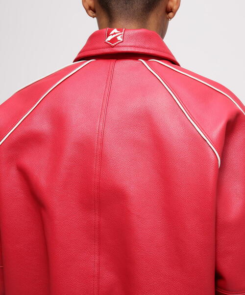 AVIREX（アヴィレックス）の「COW LOGO VARSITY JACKET / カウ ロゴ バーシティジャケット / AVIREX / アヴィレックス（スタジャン・メンズ・ネイビー/ブラック/レッド・X-LARGE/LARGE/MEDIUM/XX-LARGE）」の19枚目の写真