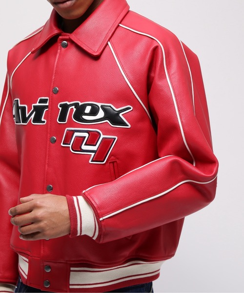 AVIREX（アヴィレックス）の「COW LOGO VARSITY JACKET / カウ
