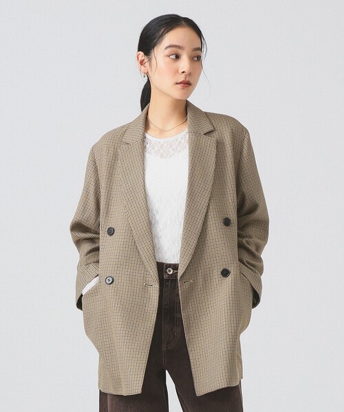 チェック オーバー ジャケット（テーラードジャケット）｜Ray BEAMS