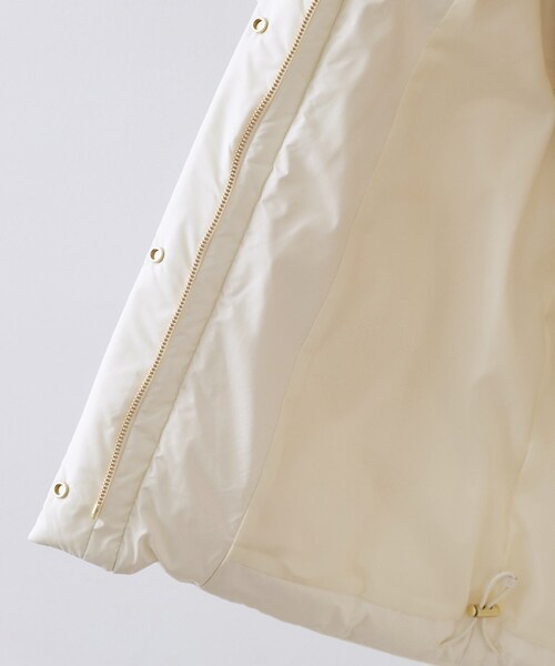 OPAQUE.CLIP（オペークドットクリップ）の「撥水ショートダウン【防風/抗菌防臭/洗濯機洗い可】《SS～LL》（ダウンジャケット/コート・レディース・ブラック/オフホワイト/ライトベージュ・40/38/36/42/34）」の8枚目の写真