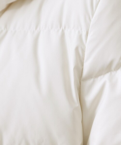 OPAQUE.CLIP（オペークドットクリップ）の「撥水ショートダウン【防風/抗菌防臭/洗濯機洗い可】《SS～LL》（ダウンジャケット/コート・レディース・ブラック/オフホワイト/ライトベージュ・40/38/36/42/34）」の9枚目の写真