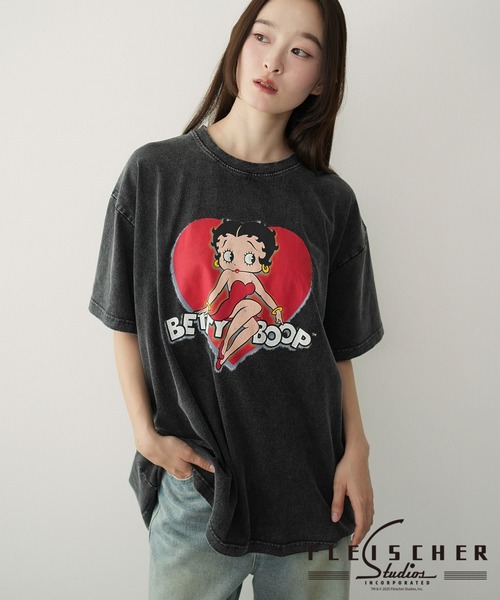 BETTY BOOP(ベティ・ブープ)の「WEGO/BETTYコラボビッグT(Tシャツ/カットソー・レディース・その他1/その他2/その他3・FREE)」の2枚目の写真