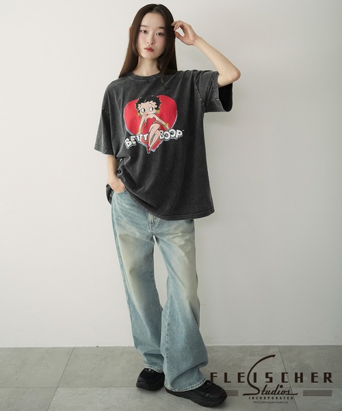BETTY BOOP(ベティ・ブープ)の「WEGO/BETTYコラボビッグT(Tシャツ/カットソー・レディース・その他1/その他2/その他3・FREE)」の5枚目の写真