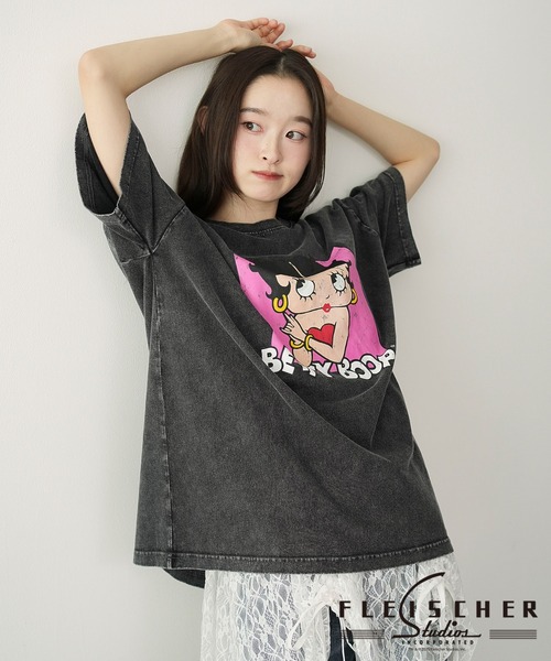 BETTY BOOP(ベティ・ブープ)の「WEGO/BETTYコラボビッグT(Tシャツ/カットソー・レディース・その他1/その他2/その他3・FREE)」の8枚目の写真