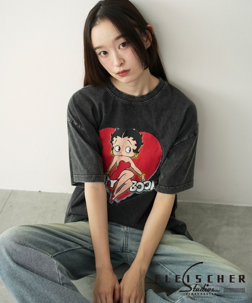 BETTY BOOP(ベティ・ブープ)の「WEGO/BETTYコラボビッグT(Tシャツ/カットソー・レディース・その他1/その他2/その他3・FREE)」の10枚目の写真