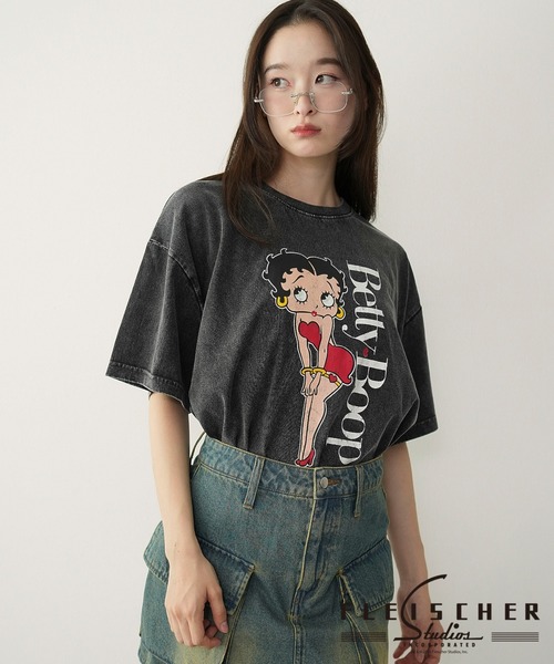 BETTY BOOP(ベティ・ブープ)の「WEGO/BETTYコラボビッグT(Tシャツ/カットソー・レディース・その他1/その他2/その他3・FREE)」の14枚目の写真