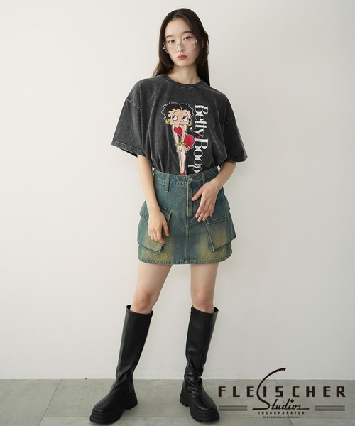 BETTY BOOP(ベティ・ブープ)の「WEGO/BETTYコラボビッグT(Tシャツ/カットソー・レディース・その他1/その他2/その他3・FREE)」の15枚目の写真