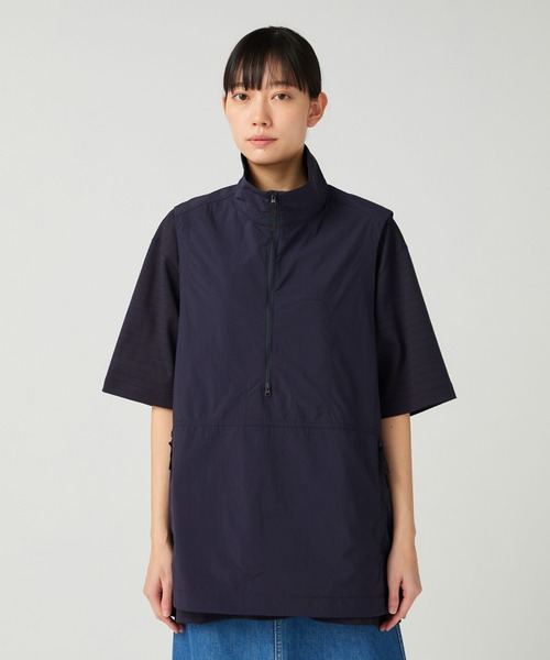 Snow Peak（スノーピーク）の「Snow Peak / Nylon Tussah Utility Storage Vest  ナイロンタッサーユーティリティストレージベスト（ベスト・メンズ・ライトグレー/ネイビー/ブラック・XL/L/M）」の3枚目の写真