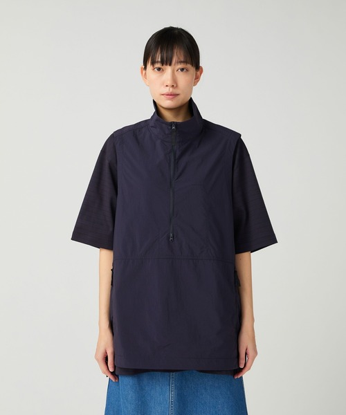 Snow Peak（スノーピーク）の「Snow Peak / Nylon Tussah Utility Storage Vest  ナイロンタッサーユーティリティストレージベスト（ベスト・メンズ・ライトグレー/ネイビー/ブラック・XL/L/M/S/1）」の16枚目の写真