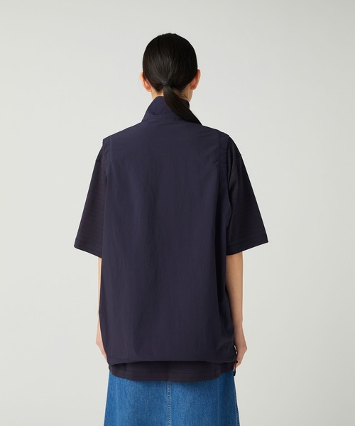 Snow Peak（スノーピーク）の「Snow Peak / Nylon Tussah Utility Storage Vest  ナイロンタッサーユーティリティストレージベスト（ベスト・メンズ・ライトグレー/ネイビー/ブラック・XL/L/M/S/1）」の18枚目の写真