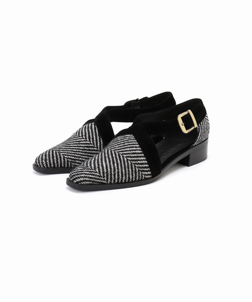 GRISE（グリーズ）の「GRISE3cmクロスストラップマニッシュ（ローファー・レディース・ホワイト系その他/ブラック/ブラウン・25cm/24.5cm/22.5cm/22cm/23.5cm/23cm/24cm）」の22枚目の写真