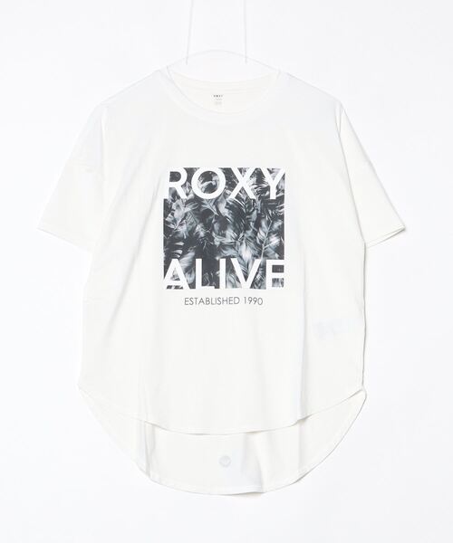 ROXY（ロキシー）の「ロキシー ROXY HAVE A GREAT DAY S/S TEE（Tシャツ/カットソー・レディース・ピンク/ホワイト/ブラック・S/M/L）」の2枚目の写真