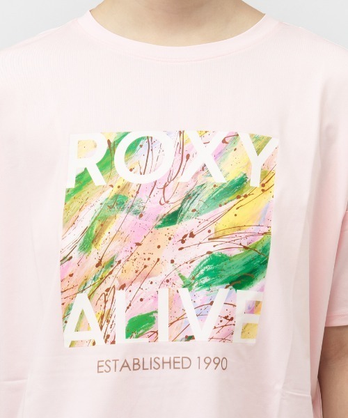 ROXY（ロキシー）の「ロキシー ROXY HAVE A GREAT DAY S/S TEE（Tシャツ/カットソー・レディース・ピンク/ホワイト/ブラック・S/M/L）」の9枚目の写真