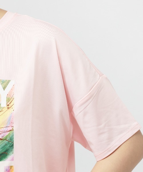 ROXY（ロキシー）の「ロキシー ROXY HAVE A GREAT DAY S/S TEE（Tシャツ/カットソー・レディース・ピンク/ホワイト/ブラック・S/M/L）」の10枚目の写真