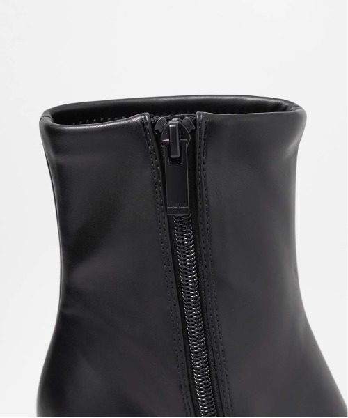 晴雨兼用 チャンキーヒールベーシックショートブーツ（ブーツ）｜RANDA