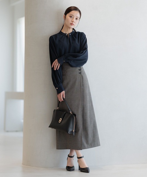 Andemiu（アンデミュウ）の「サイドジップバッグ595855（ハンドバッグ・レディース・ブラウン/ピンク/アイボリー/ブラック・FREE）」の7枚目の写真