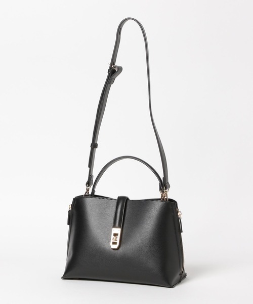 Andemiu（アンデミュウ）の「サイドジップバッグ595855（ハンドバッグ・レディース・ブラウン/ピンク/アイボリー/ブラック・FREE）」の12枚目の写真