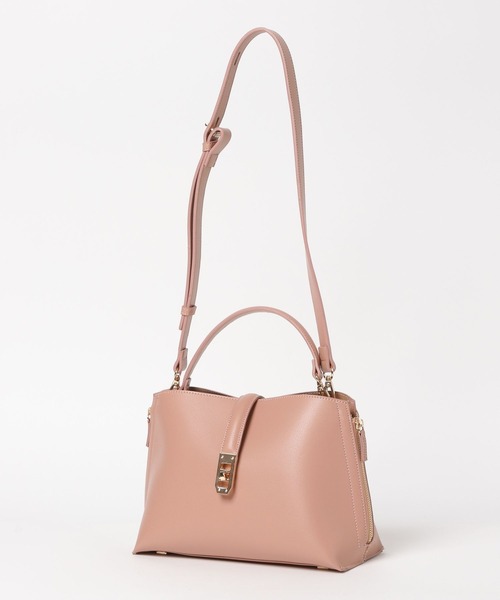 Andemiu（アンデミュウ）の「サイドジップバッグ595855（ハンドバッグ・レディース・ブラウン/ピンク/アイボリー/ブラック・FREE）」の13枚目の写真