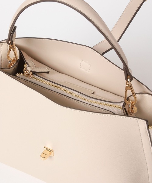 Andemiu（アンデミュウ）の「サイドジップバッグ595855（ハンドバッグ・レディース・ブラウン/ピンク/アイボリー/ブラック・FREE）」の21枚目の写真