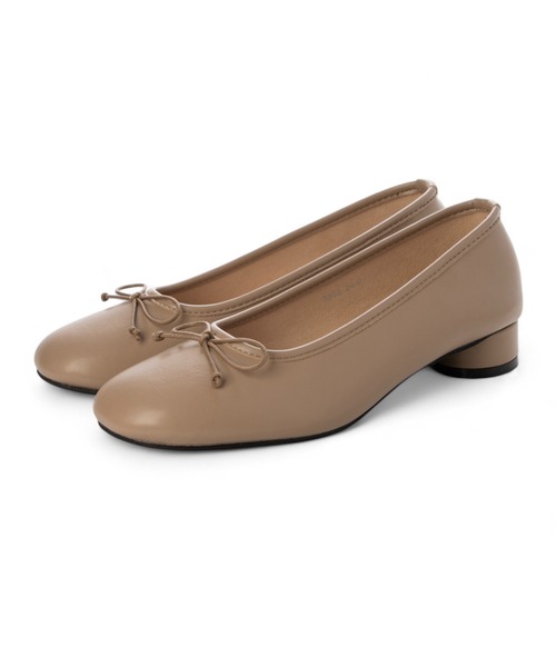 Fin（フィン）の「丸ヒールバレエシューズ【低反発スポンジ入り】（バレエシューズ・レディース・ブラック/ベージュ/ブラウン・23.5cm/23cm/22.5cm/25cm/24.5cm/24cm）」の17枚目の写真