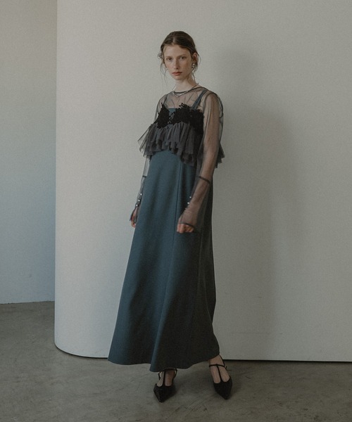 Petal embroidery dress（ドレス）｜et.UNiVER（エトユニベール