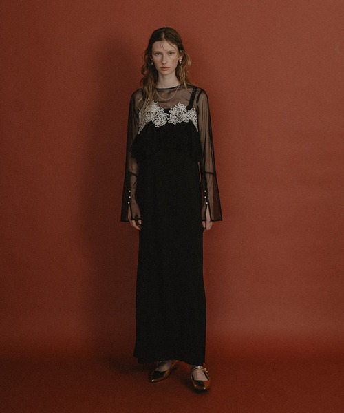 Petal embroidery dress（ドレス）｜et.UNiVER（エトユニベール）の