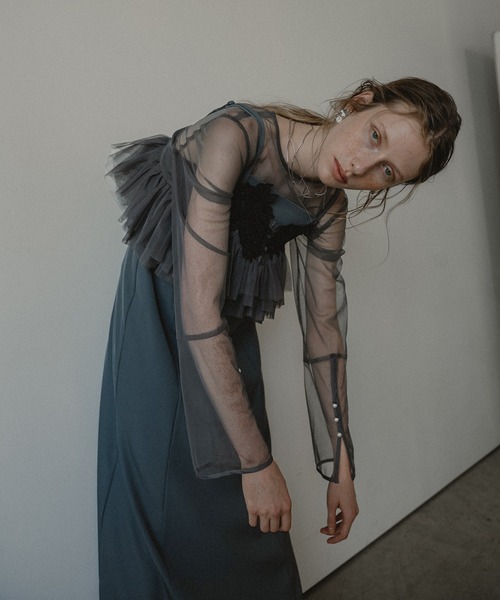 Petal embroidery dress（ドレス）｜et.UNiVER（エトユニベール）の