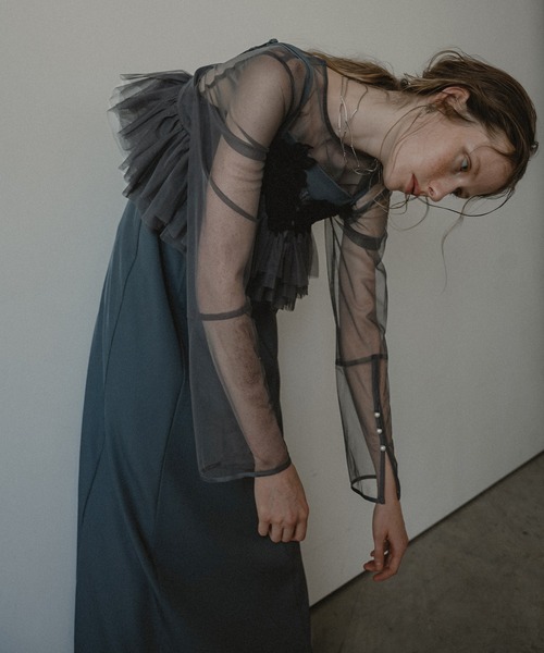 Petal embroidery dress（ドレス）｜et.UNiVER（エトユニベール）の
