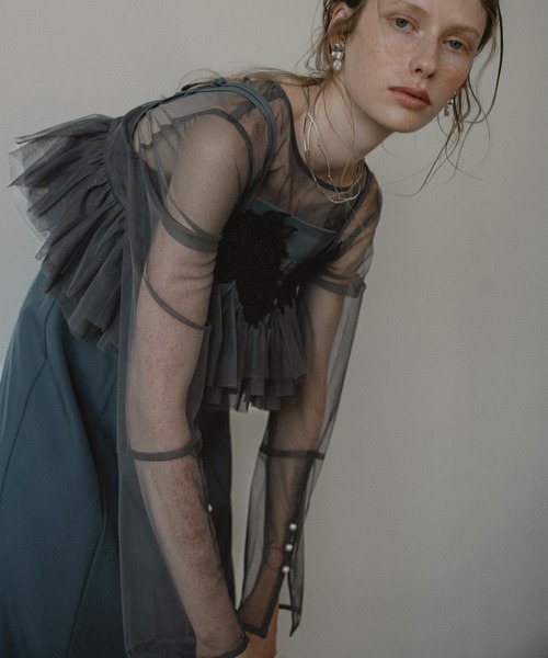 Petal embroidery dress（ドレス）｜et.UNiVER（エトユニベール）の