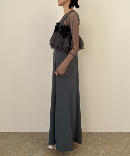 Petal embroidery dress（ドレス）｜et.UNiVER（エトユニベール）の