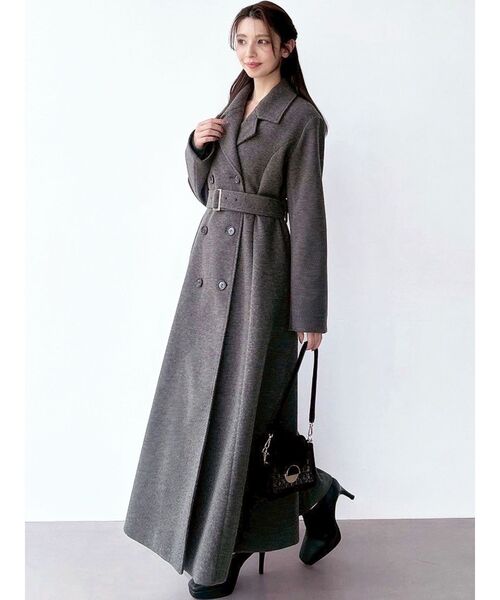 RESEXXY（リゼクシー）の「フレアデザインロングコート（その他アウター・レディース・チャコールグレー/ブラック/ベージュ・SMALL/MEDIUM）」の20枚目の写真