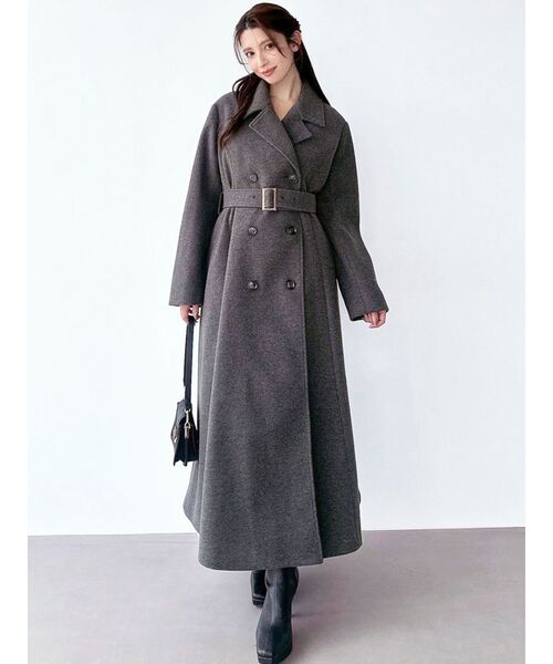 RESEXXY（リゼクシー）の「フレアデザインロングコート（その他アウター・レディース・チャコールグレー/ブラック/ベージュ・SMALL/MEDIUM）」の22枚目の写真