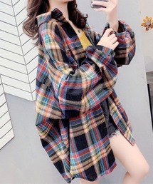 SPIGA | ボリュームスリーブチェックシャツ(シャツ/ブラウス)