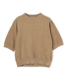 ベロアモール ハーフスリーブニット