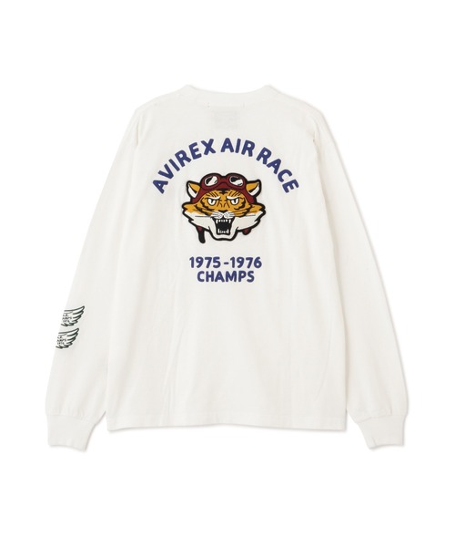 AVIREX(アヴィレックス)の「《A.A.R.C》TIGER CHAMPS SLUB L/S T-SHIRT / タイガー チャンプス スラブ 長袖Tシャツ / AVIREX / アヴィレックス(Tシャツ/カットソー・メンズ・ホワイト/チャコール/ネイビー・XX-LARGE/X-LARGE/LARGE/MEDIUM)」の20枚目の写真
