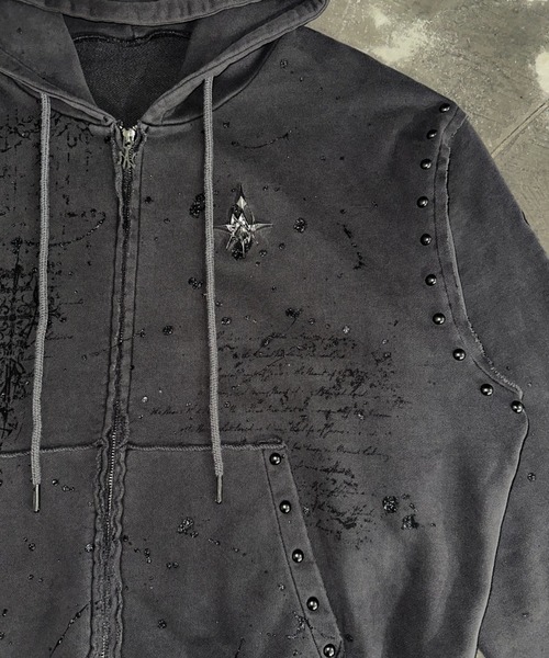 A'GEM/9 × .kom 『A'GEM/9/エージェムナイン』 ラメ飛ばしジップ