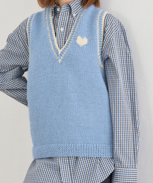 NEPAL HAND KNIT/ネパールハンドニット 別注ニットベスト