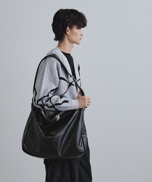 セール】ルーズビッグショルダーバッグ／たすき掛け／ビッグ／A4サイズ