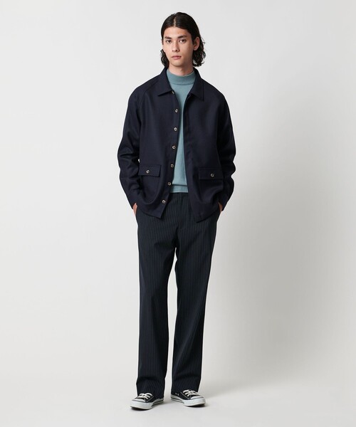 Gran Sasso(グランサッソ)の「<Gran Sasso>12ゲージ モックネック ニット(ニット/セーター・メンズ・ライトブルー/オレンジ/ネイビー/モカ・52/48/50)」の19枚目の写真