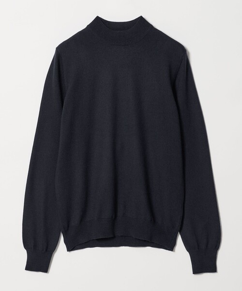 Gran Sasso(グランサッソ)の「<Gran Sasso>12ゲージ モックネック ニット(ニット/セーター・メンズ・ライトブルー/オレンジ/ネイビー/モカ・52/48/50)」の8枚目の写真