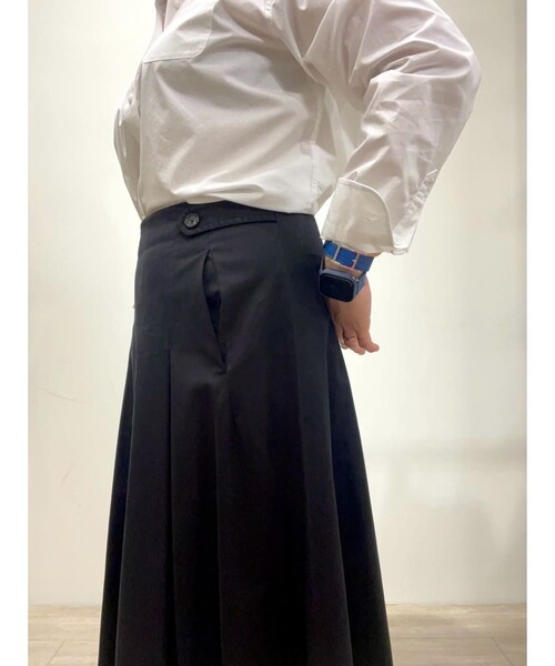 BROOKS BROTHERS（ブルックスブラザーズ）の「ストレッチコットンツイル　Aライン　タックプリーツスカート（スカート・レディース・ブラック・8/6/4/2/0）」の11枚目の写真