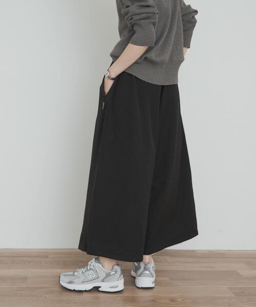 Gramicci（グラミチ）の「『別注』Gramicci　ONETUCK WOOLLIKE PANTS（その他パンツ・レディース・ブラウン/ブラック・ONE）」の8枚目の写真