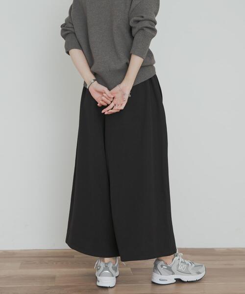 Gramicci（グラミチ）の「『別注』Gramicci　ONETUCK WOOLLIKE PANTS（その他パンツ・レディース・ブラウン/ブラック・ONE）」の9枚目の写真