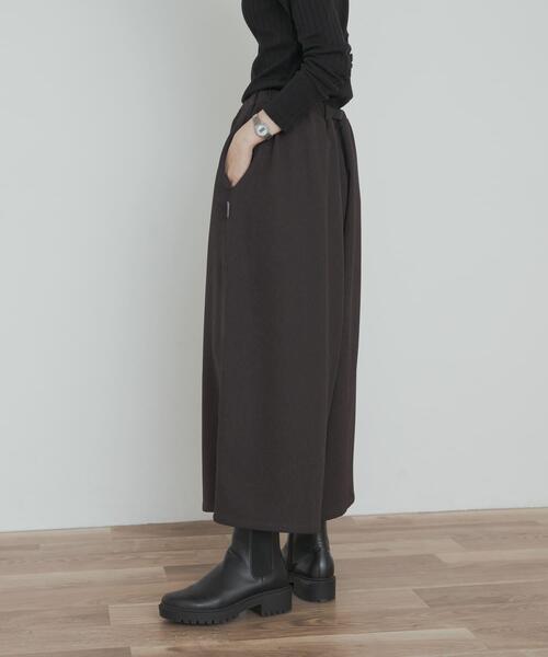 Gramicci（グラミチ）の「『別注』Gramicci　ONETUCK WOOLLIKE PANTS（その他パンツ・レディース・ブラウン/ブラック・ONE）」の5枚目の写真