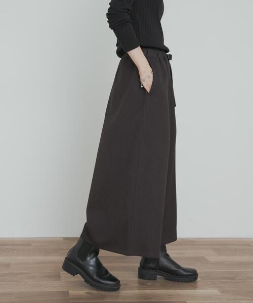 Gramicci（グラミチ）の「『別注』Gramicci　ONETUCK WOOLLIKE PANTS（その他パンツ・レディース・ブラウン/ブラック・ONE）」の15枚目の写真