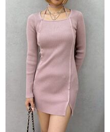 EVRIS（エヴリス）の「タイトニットミニワンピース（ワンピース）」