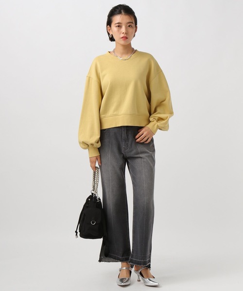 BAYFLOW(ベイフロー)の「センタークリースデニムパンツ(デニムパンツ・レディース・ブラック/インディゴブルー・X-SMALL/MEDIUM/SMALL)」の7枚目の写真